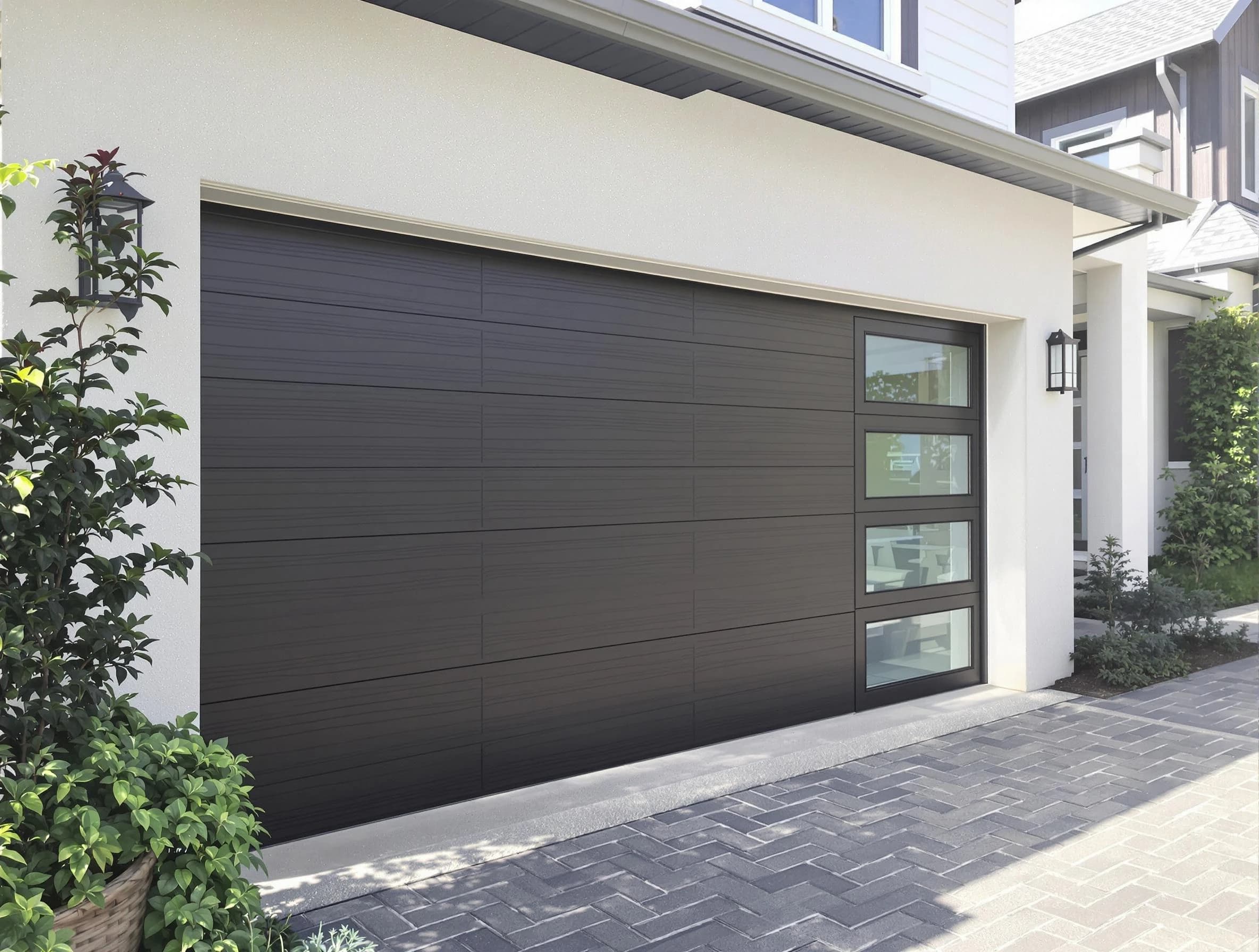 Custom garage door installation by Teaneck Garage Door Repair in Teaneck