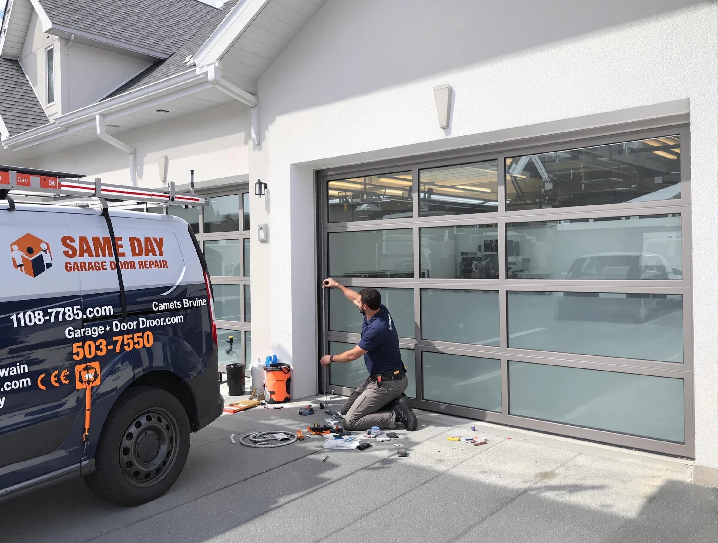 Same-day garage door repair service by Teaneck Garage Door Repair in Teaneck