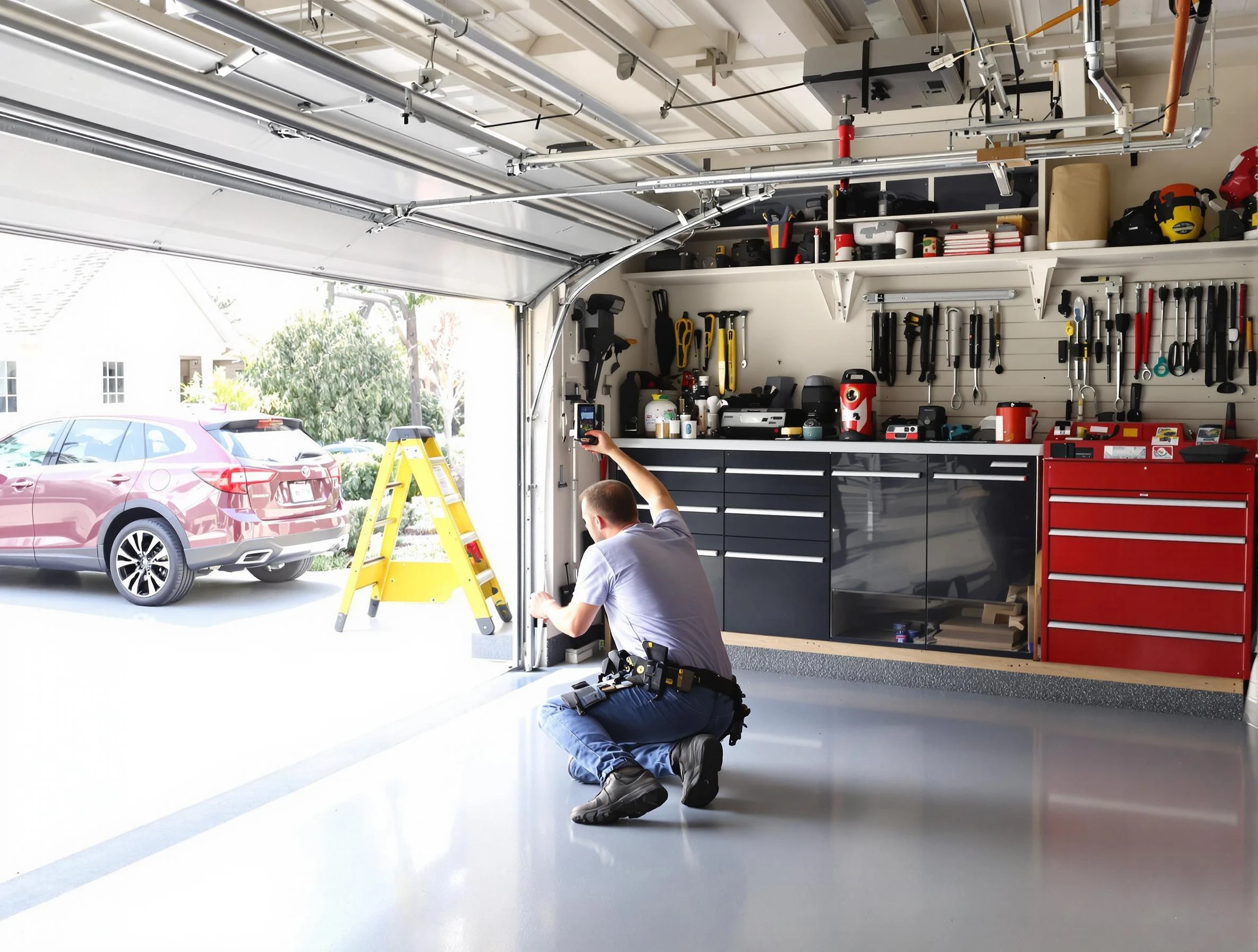Local garage door repair service by Teaneck Garage Door Repair in Teaneck